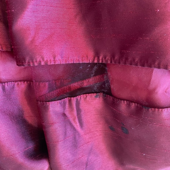 Matching Girls Crimson Holiday/Christmas Dresses size 8 and 10 - Picture 4 of 5